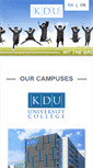 Mobile Screenshot of kdu.edu.my