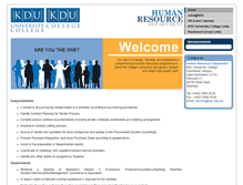 Tablet Screenshot of hr.kdu.edu.my