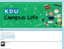 Tablet Screenshot of campuslife.kdu.edu.my